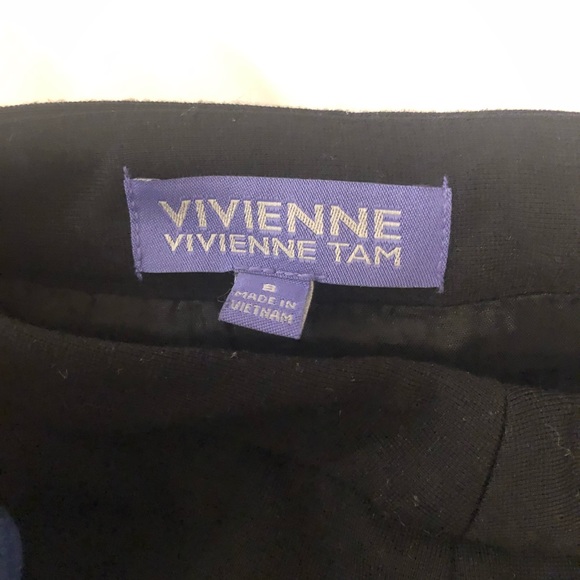 Vivienne Tam Black and White A-Line Mini Skirt - Picture 3 of 3